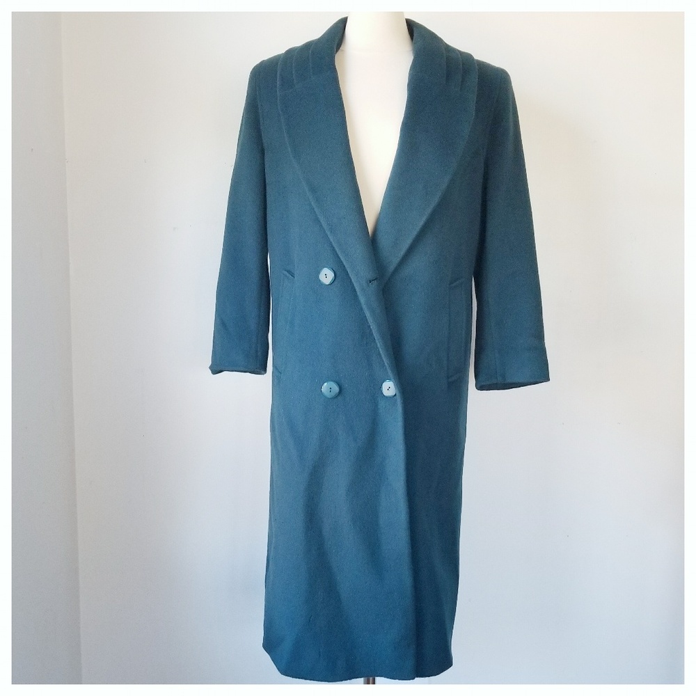 VINTAGE Alorna Wool Coat SIZE Petite MEDIUM
